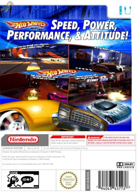 Hot Wheels - Beat That! box cover back